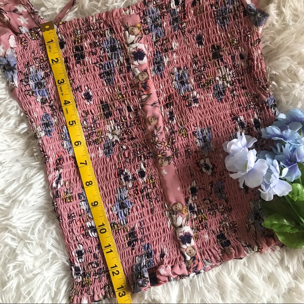 Ditsy Ribbed Top - Picture 9 of 9